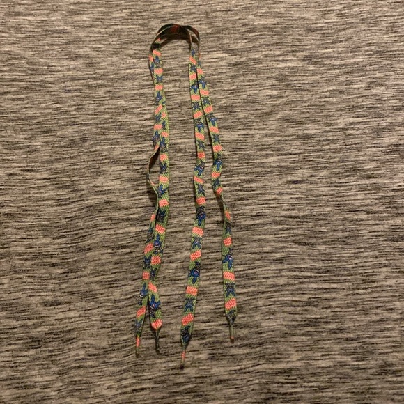 2 Pairs of Y2K Shoelaces Happy Bunny “Cute But Psycho” and Pink / Blue Stripe - Picture 12 of 16